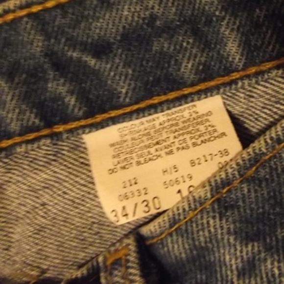 LEVIS 619 Blue Straight Leg Mens Jeans - Picture 3 of 4